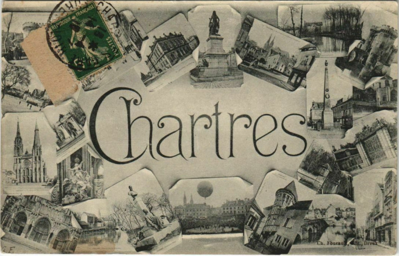 Carte postale ancienne Chartres à Chartres