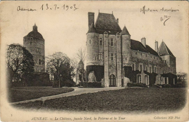 Carte postale ancienne Auneau Le Chateau
