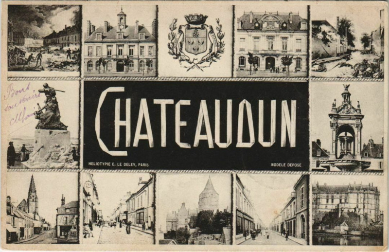 Carte postale ancienne Chateaudun à Châteaudun