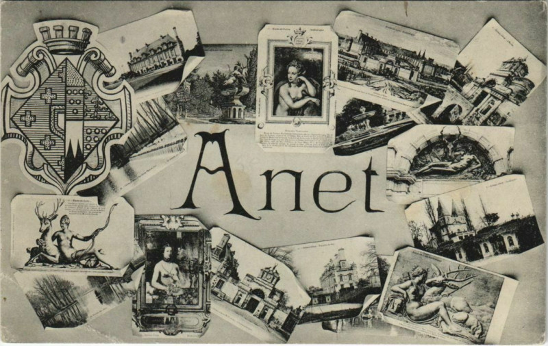 Carte postale ancienne Anet à Anet