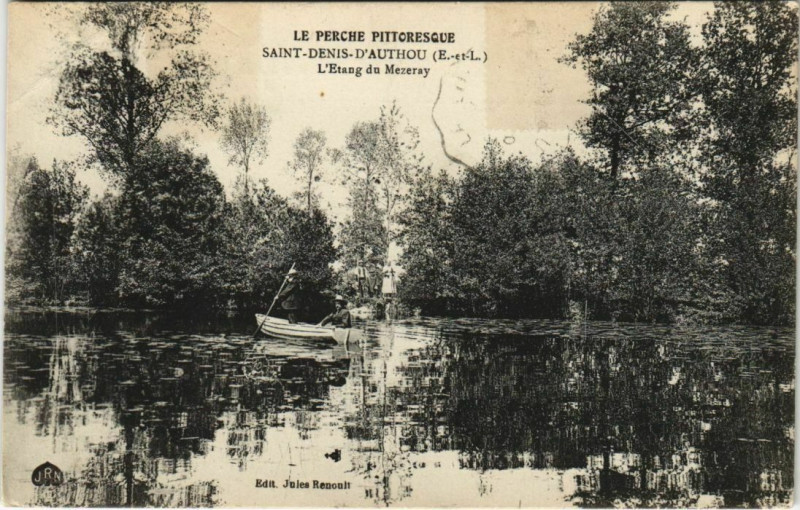 Carte postale ancienne Le Perche pittoresque - Saint-Denis-d'Aurhou - L'Etang du...