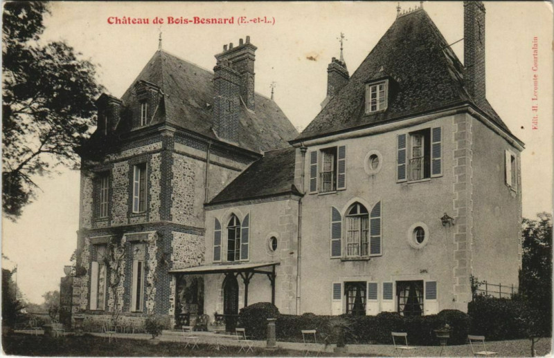 Carte postale ancienne Chateau de Bois-Besnard