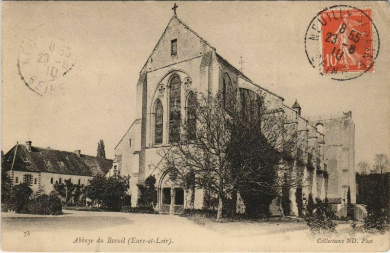 Carte postale ancienne Abbaye du Breuil