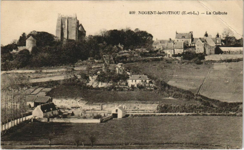 Carte postale ancienne Nogent-le-Rotrou - La Culbute à Nogent-le-Rotrou