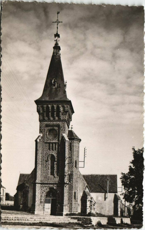 Carte postale ancienne Environs de La Loupe Manou l'Eglise à Manou