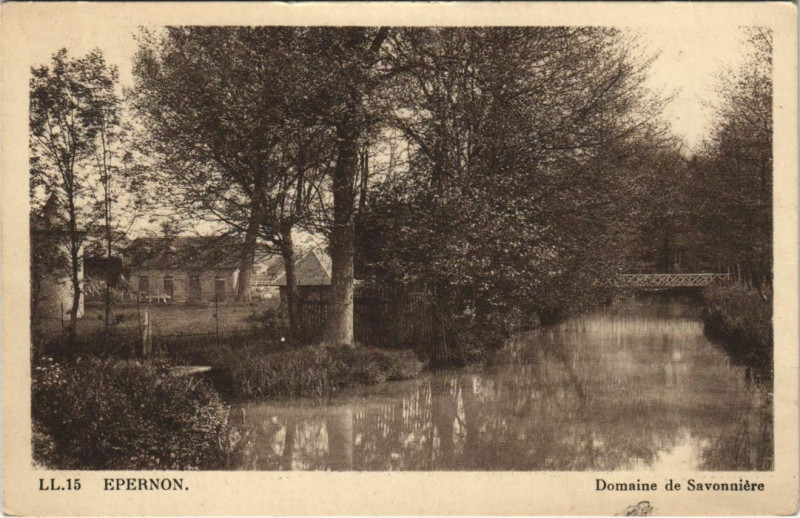 Carte postale ancienne Epernon - Domaine de Savonniere à Épernon