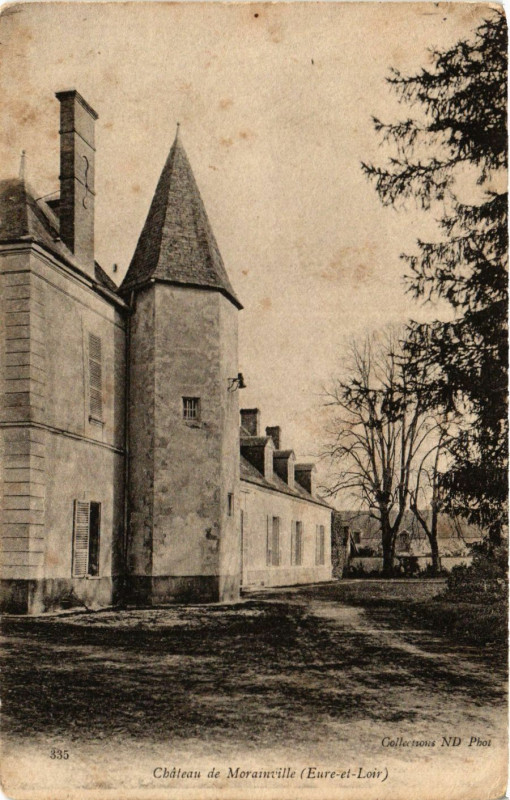 Carte postale ancienne Morainville - Chateau de Morainville à Morainville