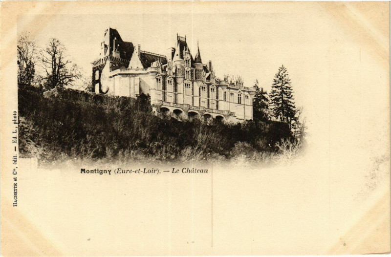 Carte postale ancienne Montigny - Le Chateau
