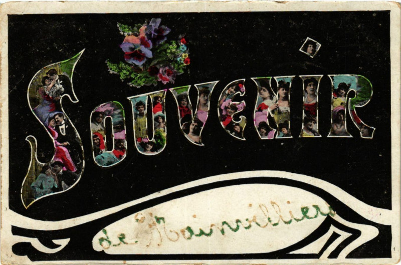 Carte postale ancienne Mainvilliers - Souvenir de Mainvilliers à Mainvilliers