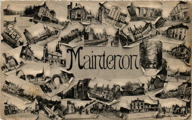 Carte postale ancienne Maintenon - Scenes à Maintenon