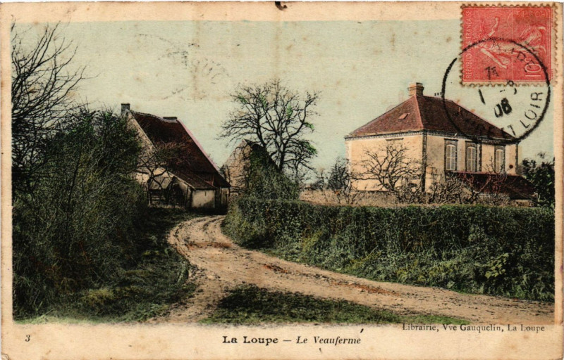 Carte postale ancienne La Loupe - Le Veauferme à La Loupe