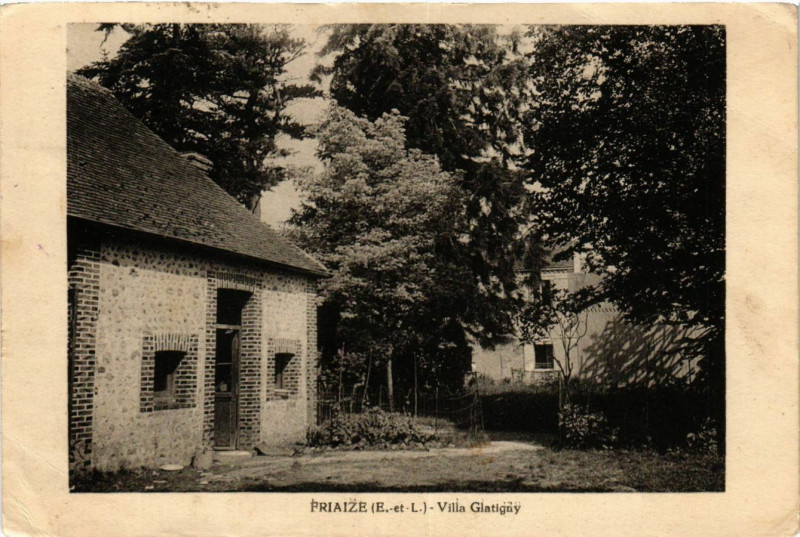 Carte postale ancienne Friaize - Villa Glatigny à Friaize
