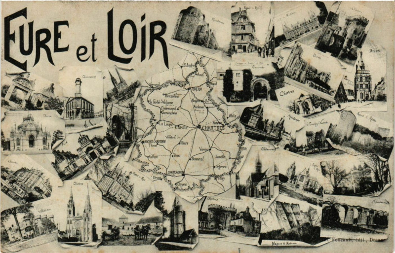 Carte postale ancienne Eure et Loir - Scenes