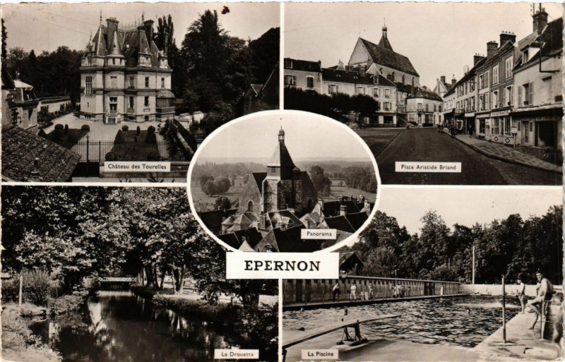 Carte postale ancienne Epernon - Scenes à Épernon