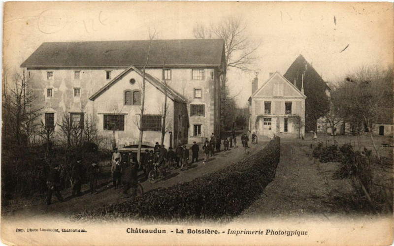 Carte postale ancienne Chateaudun - La Boissiere - Imprimerie Phototypique à Châteaudun
