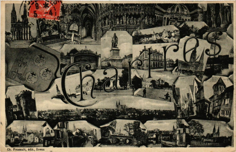 Carte postale ancienne Chartres - Scenes à Chartres