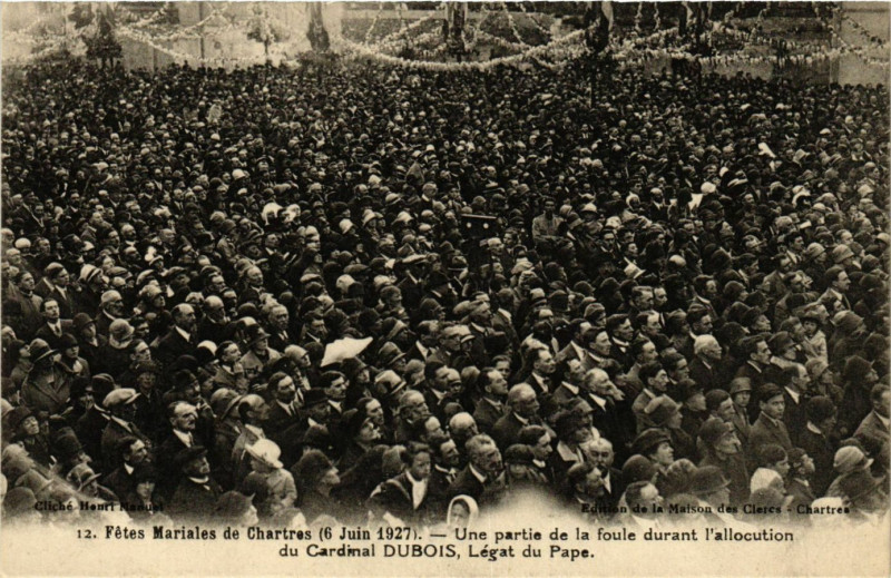 Carte postale ancienne Chartres - Fetes Mariales de Chartres - 1927 à Chartres