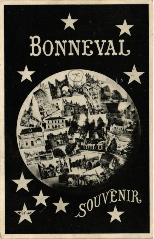 Carte postale ancienne Bonneval - Scenes - Souvenir à Bonneval