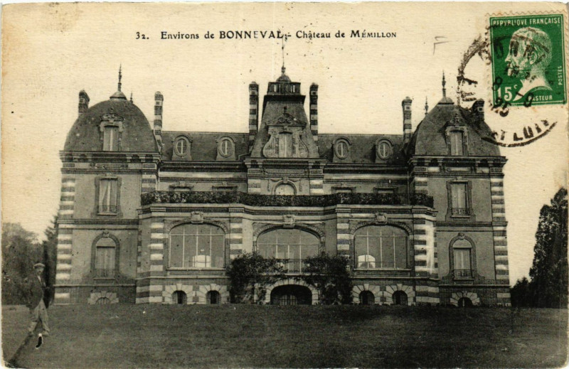 Carte postale ancienne Bonneval - Environs - Chateau de Mémillon à Bonneval