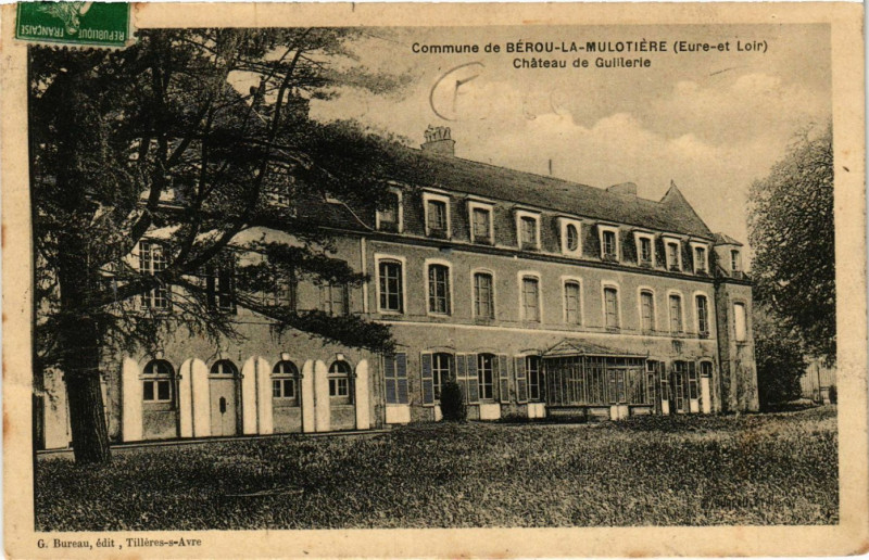 Carte postale ancienne Berou-la-Mulotiere - Commune de Berou-la-Mulotiere - Chateau à Bérou-la-Mulotière