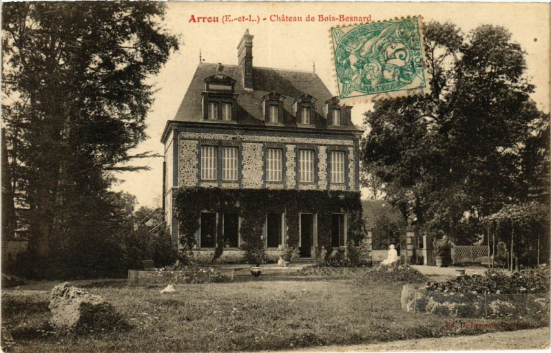 Carte postale ancienne Arrou - Chateau de Bois-Besnard