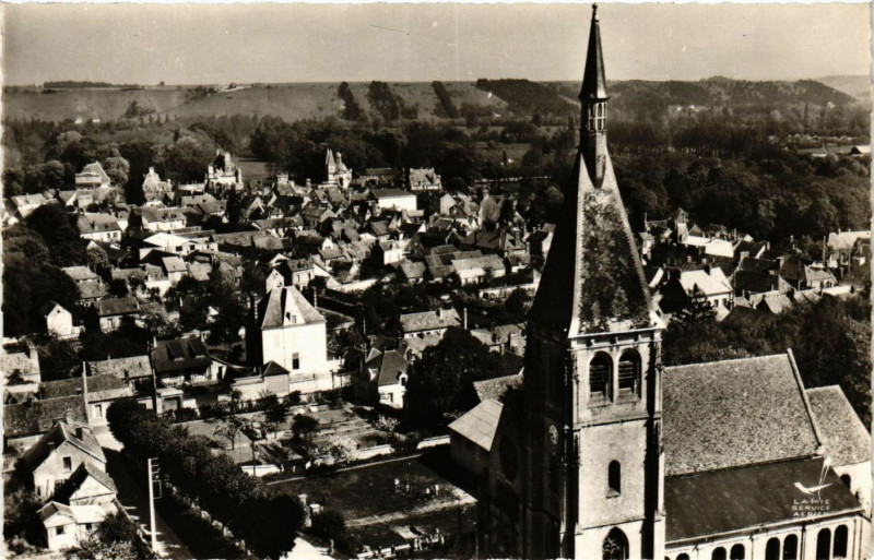 Carte postale ancienne Anet - L'Eglise à Anet