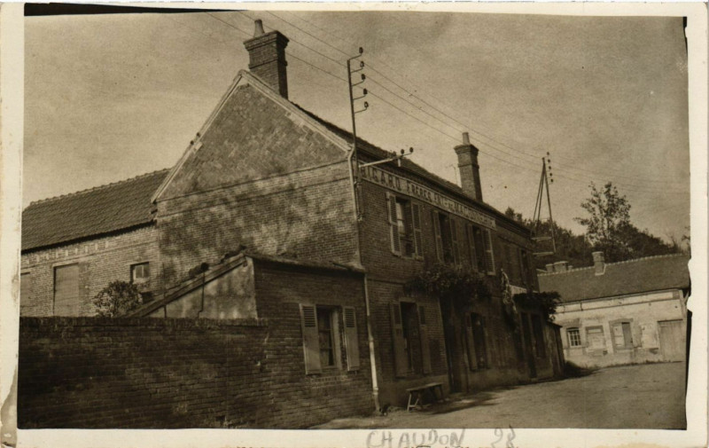 Carte postale ancienne Chaudon - carte photo à Chaudon