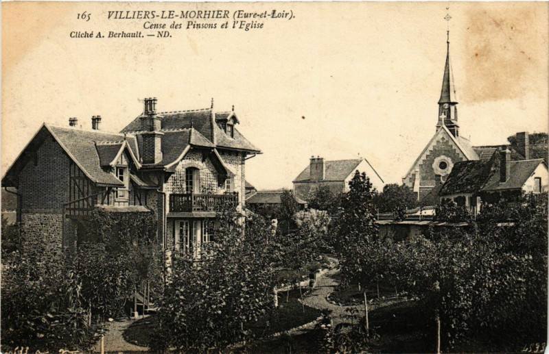 Carte postale ancienne Villiers le Morhier - Cense des Pinsons à Villiers-le-Morhier