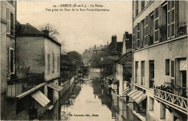 Carte postale ancienne Dreux - La Blaise à Dreux