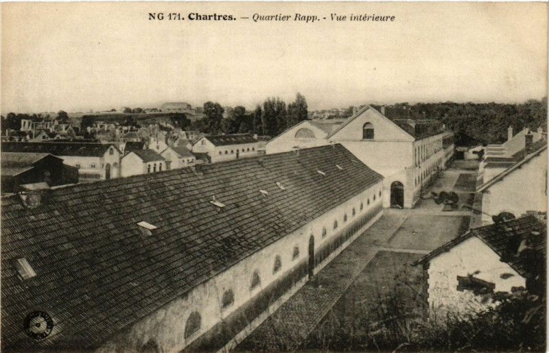 Carte postale ancienne Chartres - Quartier Rapp à Chartres