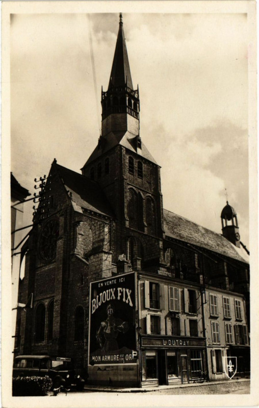 Carte postale ancienne Bonneval - Eglise à Bonneval