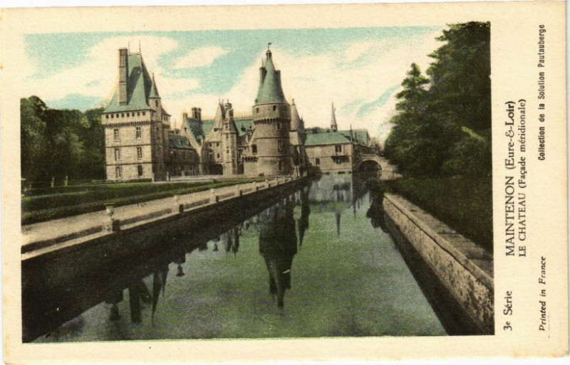 Carte postale ancienne Maintenon-Le Chateau à Maintenon