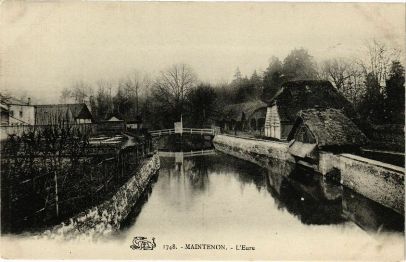 Carte postale ancienne Maintenon-L'Eure à Maintenon