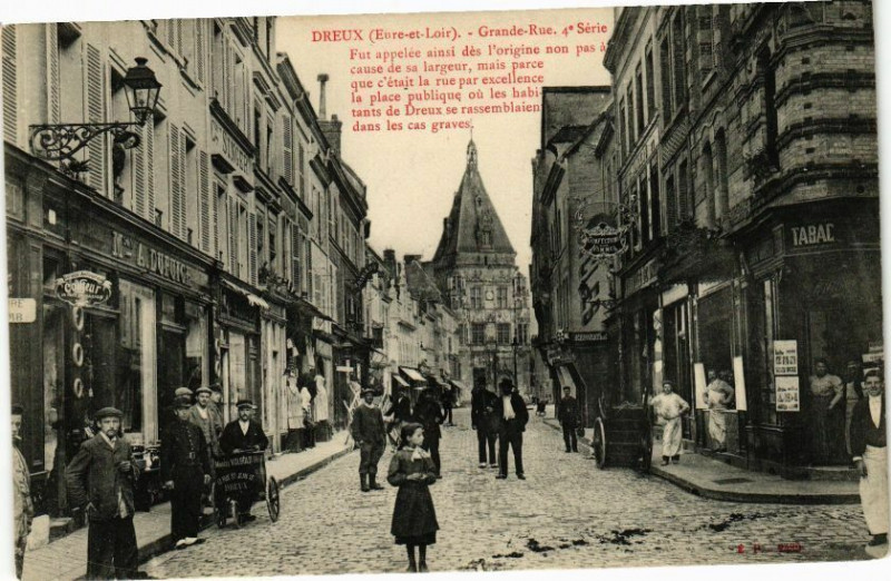Carte postale ancienne Dreux-Grande Rou à Dreux