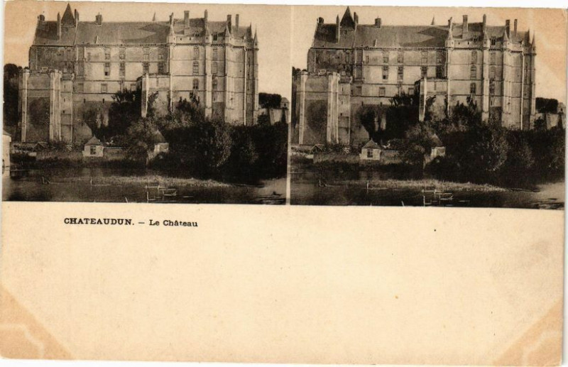 Carte postale ancienne Chateaudun-Le Chateau à Châteaudun