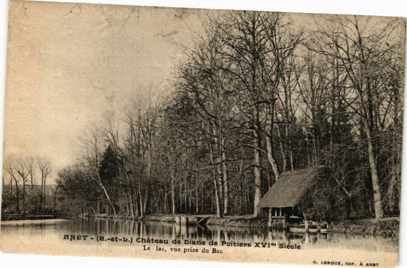 Carte postale ancienne Anet - Chateau de Diane de Poitiers à Anet