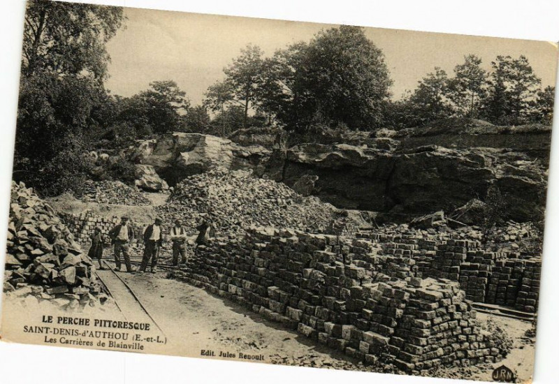 Carte postale ancienne Le Perche Pittoresque Saint-Denis-d'Authou