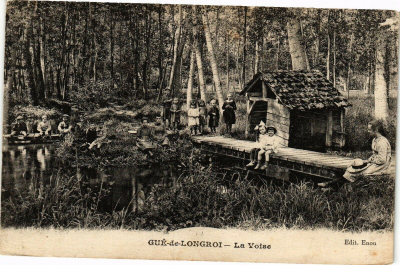 Carte postale ancienne Gue-de-Longroi-La Voise à Voise