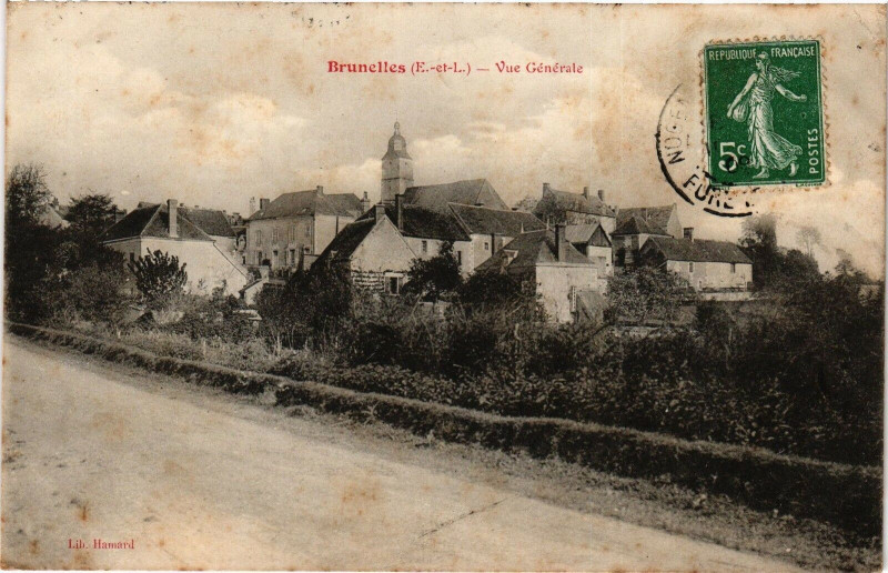Carte postale ancienne Brunelles - Vue Générale