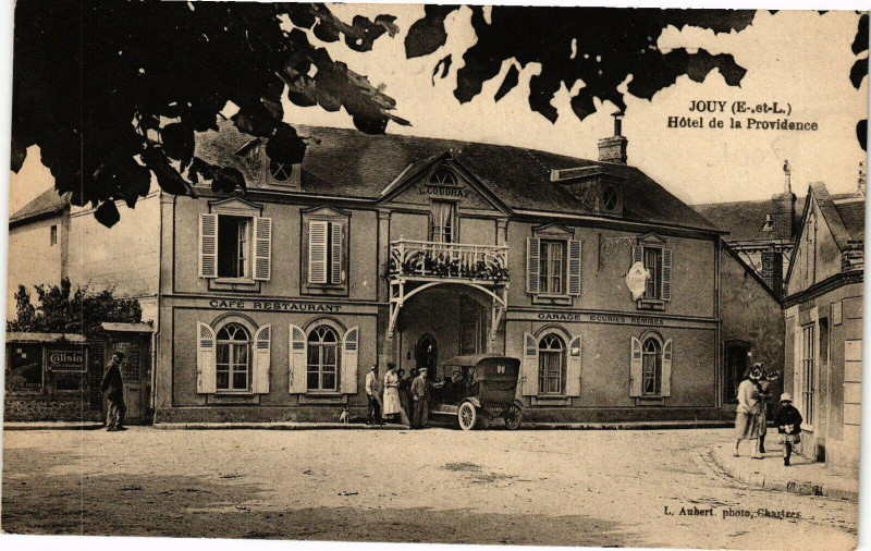 Carte postale ancienne Jouy-Hotel de la Providence à Jouy