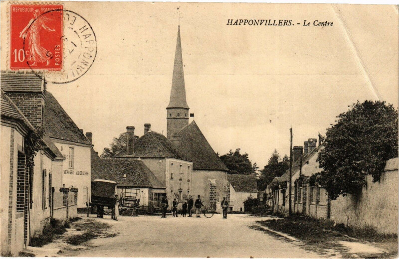 Carte postale ancienne Happonvillers-Le Centre