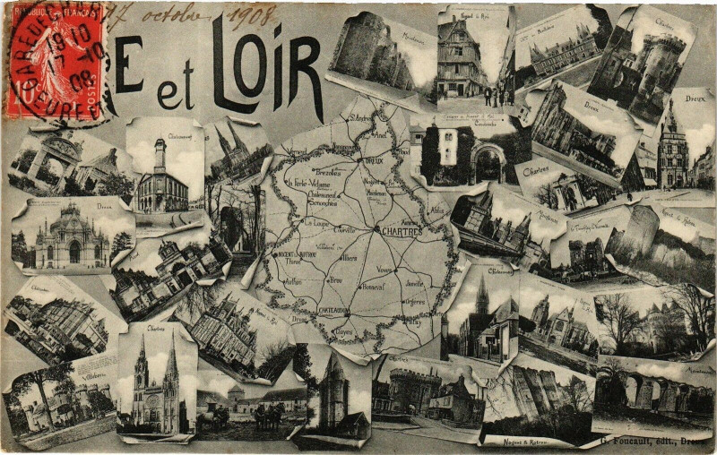 Carte postale ancienne Aire et Loir