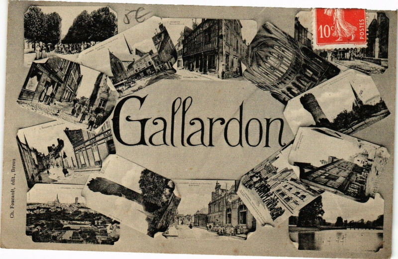 Carte postale ancienne Gallardon à Gallardon