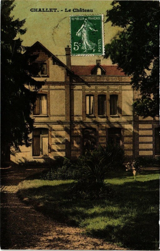 Carte postale ancienne Challet - Le Chateau à Challet