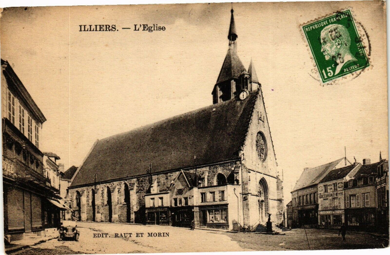 Carte postale ancienne Illiers-L'Eglise