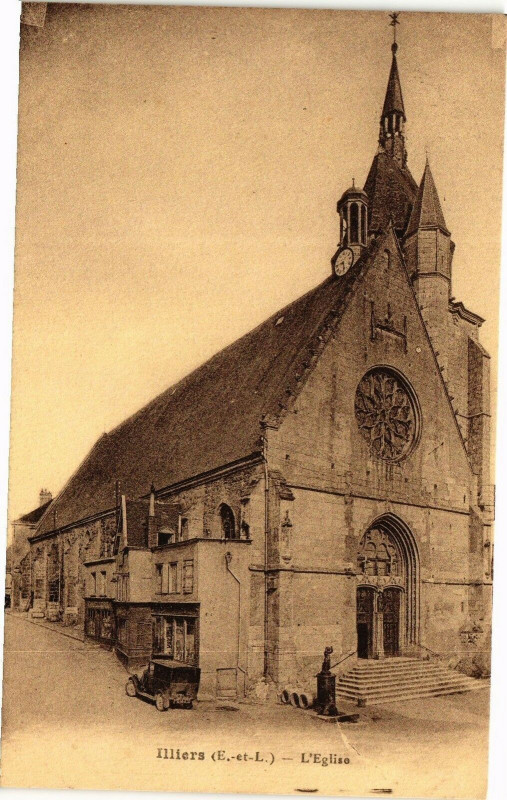 Carte postale ancienne Illiers-L'Eglise