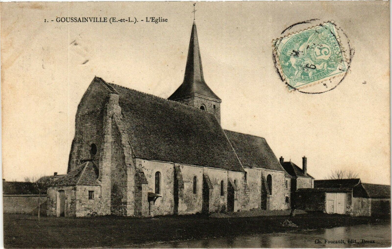 Carte postale ancienne Goussainville-l'Eglise à Goussainville