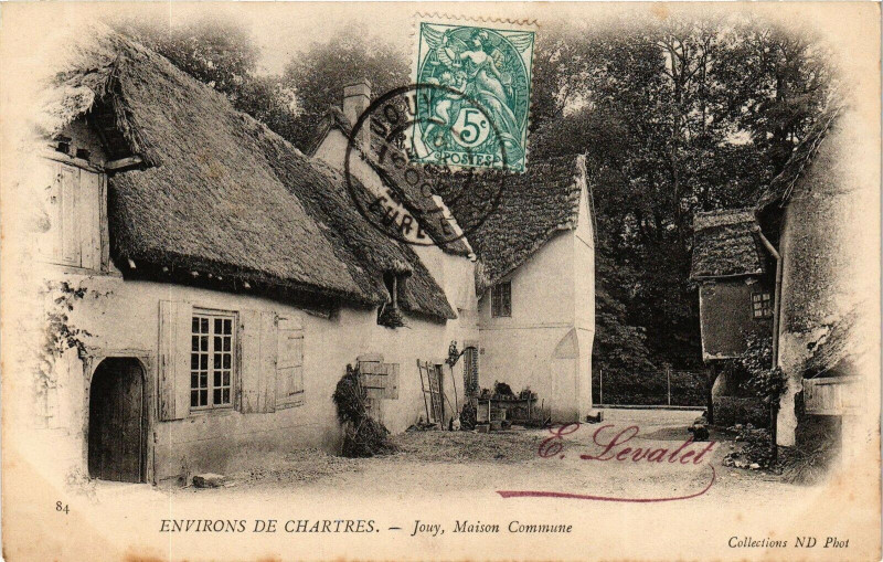 Carte postale ancienne Env. de Chartres-Jouy-Maison Commune à Jouy