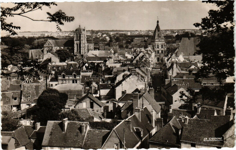 Carte postale ancienne Dreux-Vue générale à Dreux