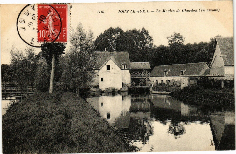 Carte postale ancienne Jouy-Le Moulin de Chardon à Jouy